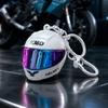 Multi-functional Light Up Helmet Key Fob Light Up Portable Keychain Pendant  For Motorcycle Lovers