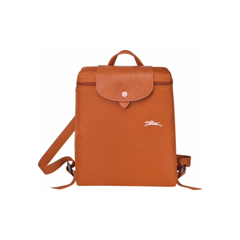 Longchamp Le Pliage 26 Foldable Fabric Backpack Women Backpack Rust 1699619P39 Rusty Red