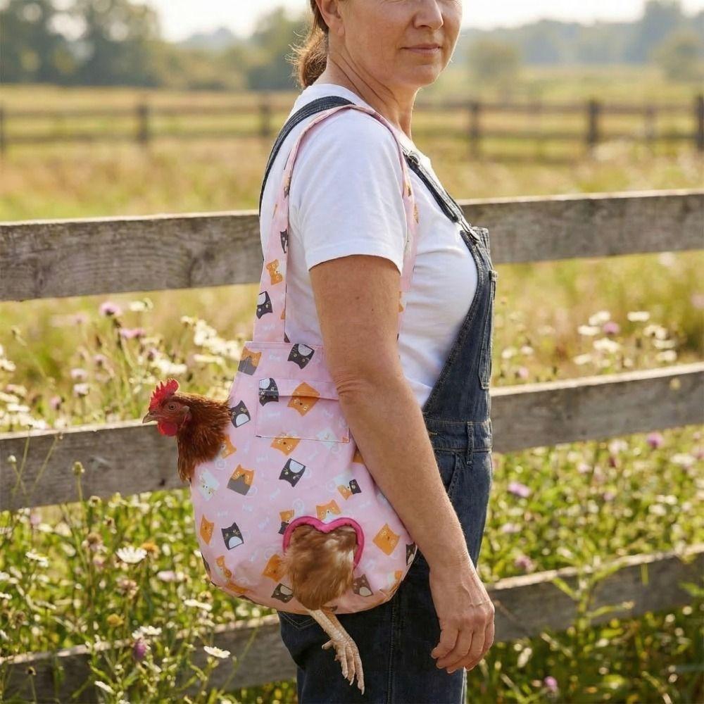 Large Capacity Chicken Holder Bag Breathable Poultry Transport Bag  Veterinary Use