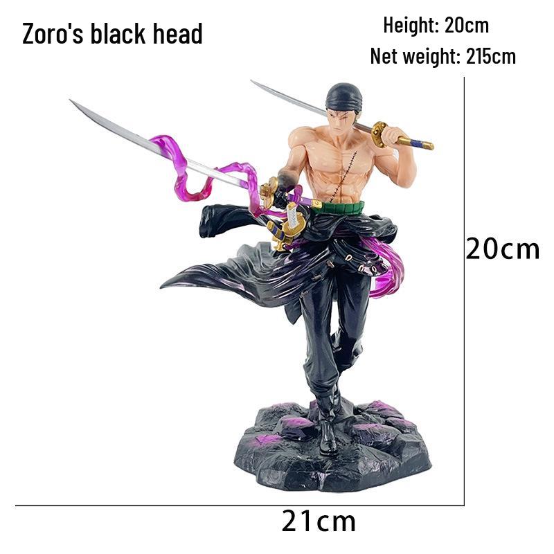 One Piece Onigashima Luffy, Zoro, Ace, & Sanji Anime Figurine Set