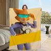CartoonT-The Bad G-Guys2 Movie Blanket Soft Comfortable Nap Plush Suitable For Iiving Room Office Bedroom Birthday Home Kid Gift