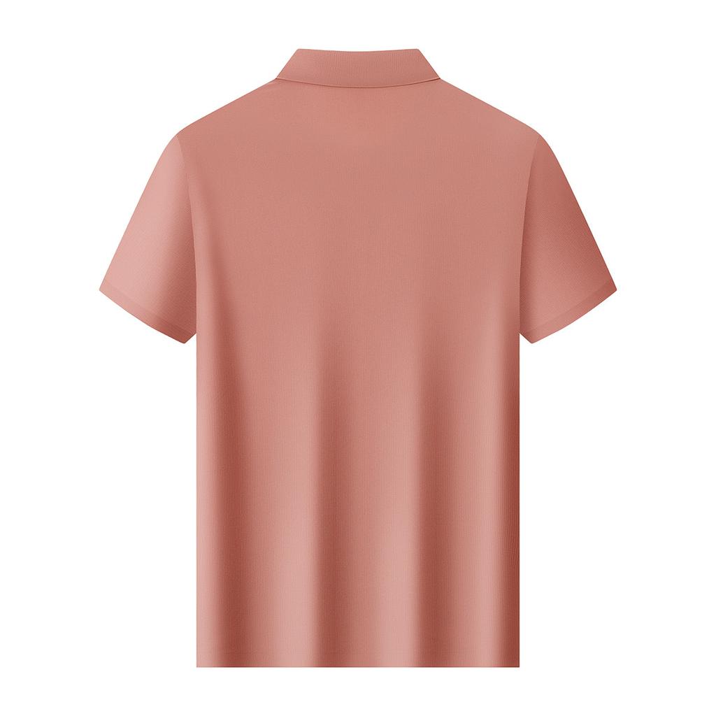 Romon Men's Antibacterial Cool Polo Shirt Short Sleeve Casual Top