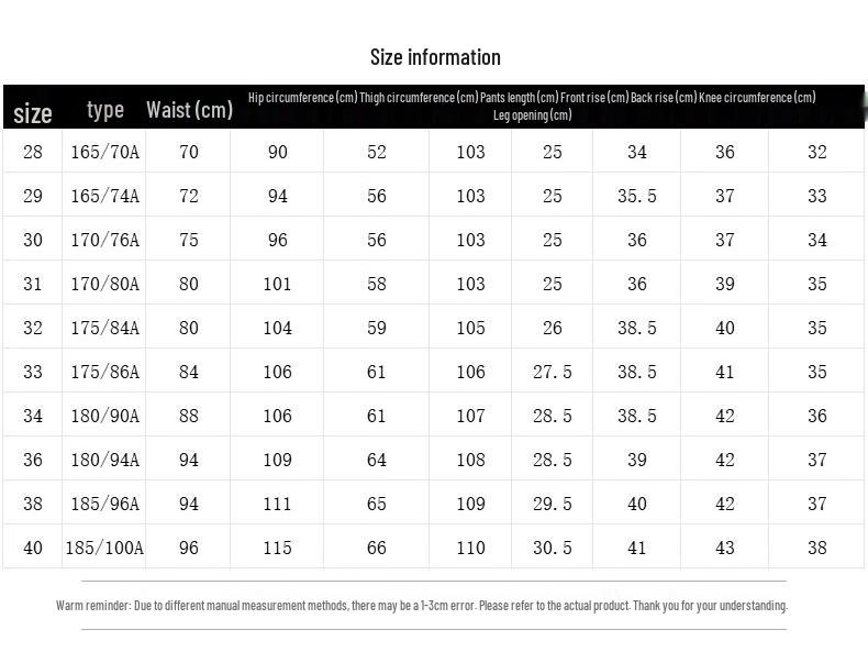 Luomeng Men's Four-Way Stretch Straight-Leg Casual Trousers