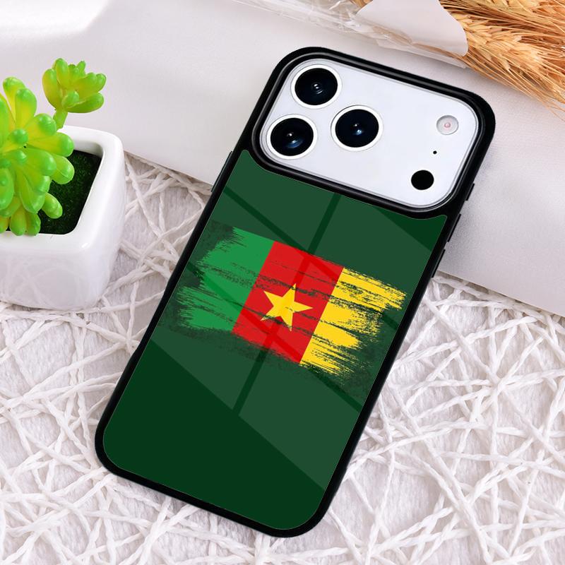 Cameroon National Flag Phone Case for iPhone 17 Air 16 15 11 12 14 13 Pro Max Shockproof Cover