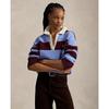 Women Stripe Wool Blend Rugby Sweater Wmposwenc021594601