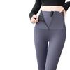 Zipper body sculpting shark pants women's outer wear autumn and winter new leggings high waist belly hip yoga pants velvet