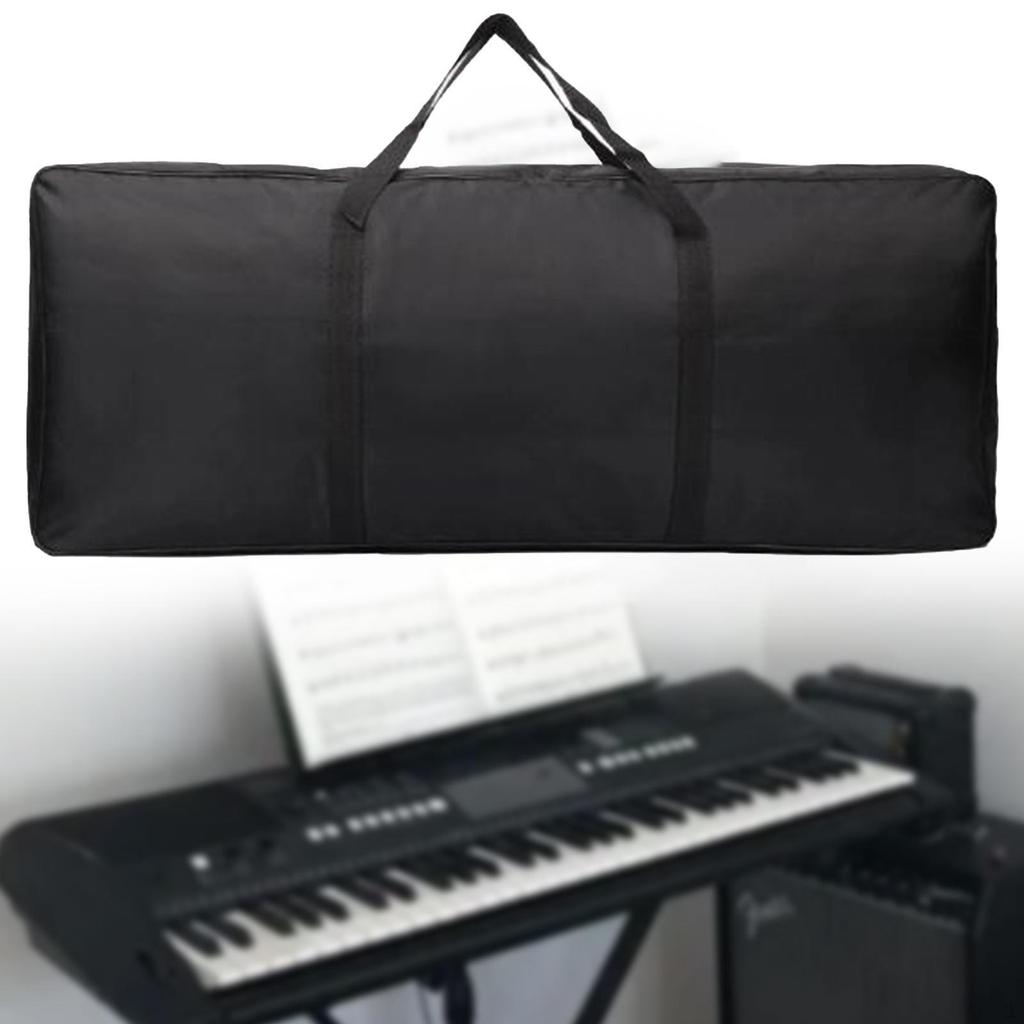 61 Key Keyboard Bag, Storage Pockets, Oxford Case for Electric, Carrying, Performance And