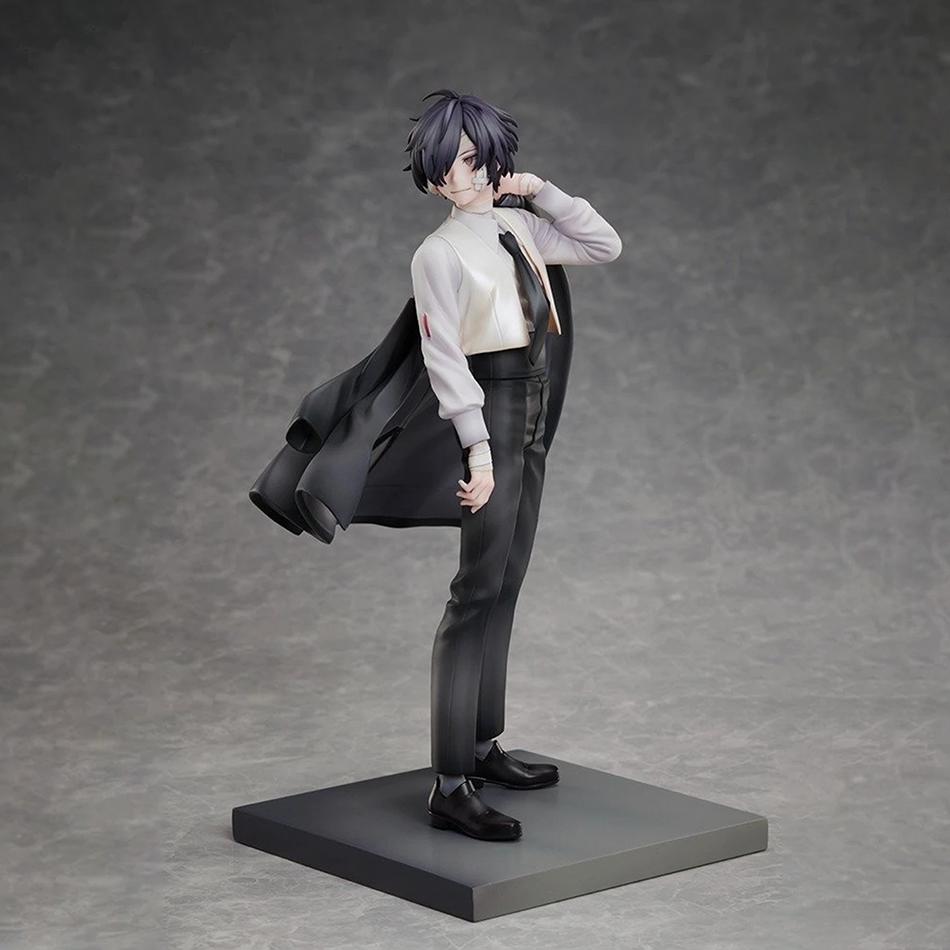 22cm Bungo Stray Dogs Nakahara Chuya Figure Dazai Osamu Action Figures Noodles Press Model PVC Collectible Toys Birthday Gifts