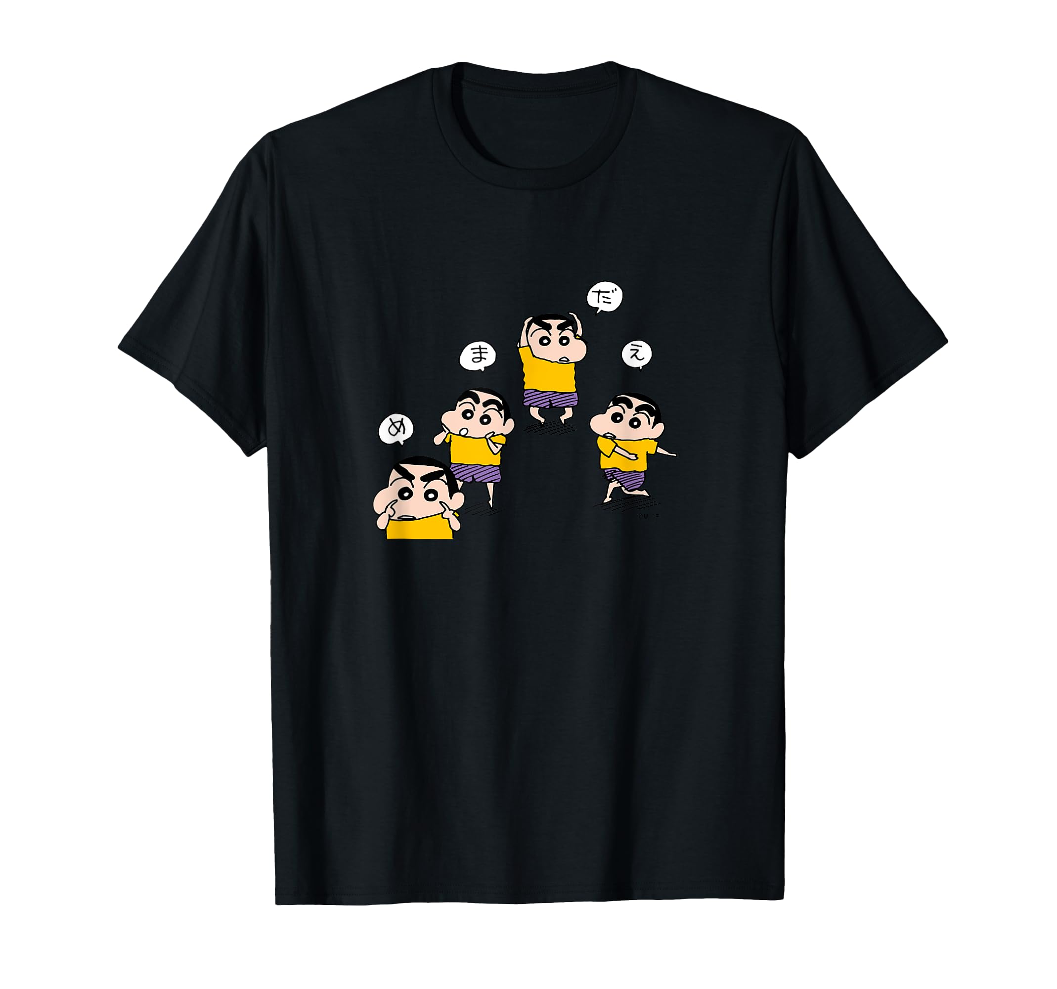 

Футболка Crayon Me Shin-chan E, Da, Ma чёрный