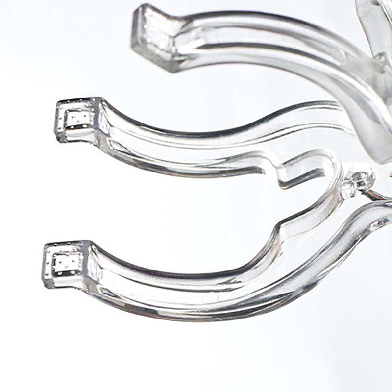 4 Pcs Pinces à Linge Séchantes Portables Transparentes Pince à Linge pour Antidérapant Coupe-Vent Pince à Vêtements Couette pour Organisateur Ménager