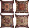 Pillowcase Vintage Persian Carpet Pattern Decoration Pillow Cover Home Decor Linen Square Floral Cushion Cover