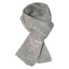 Bow Embroidered Scarf Thick Winter Wool Scarf Fashion Neckerchief Stylish Solid Color Scarf For Everyday Wear Gifts Winter Wear
