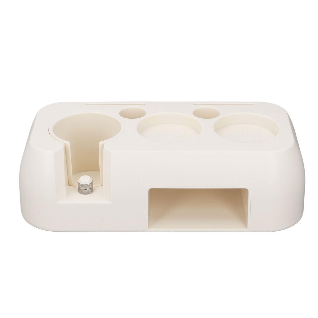 Coffee Tamper Station ABS Multifunctional Coffee Tamper Base Holder Stand for Home Matte Black