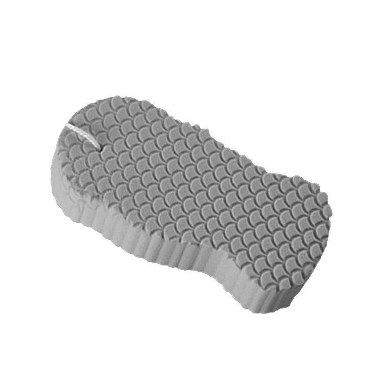 3D Baby Bath Sponge - Fish Scale Pattern, Gentle & Painless Back Scrubber for Sensitive Skin
