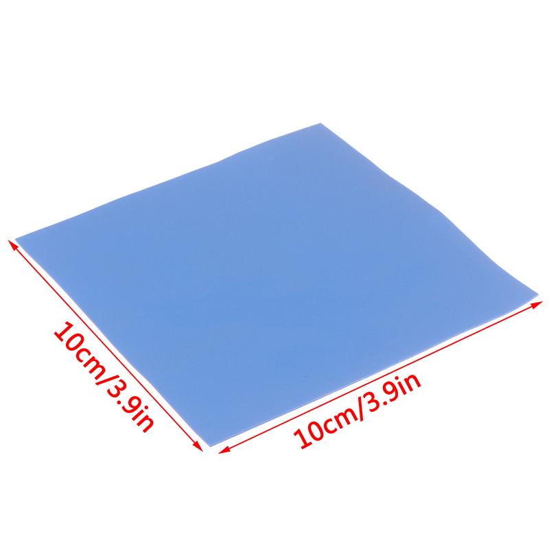100Mm*100Mm*0.5Mm Gpu Cpu Heatsink Cooling Conductive Silicone Pad Thermal Pad