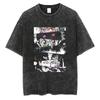 T-shirt HUNTER Kurapika Maglietta Manga Uomo Donna Cotone Lavato Abbigliamento Estiva Manica Corta T-shirt Streetwear