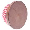 1Pc w kształcie kuli Craft igła poduszka z drewnianym dnem domu narzędzia do szycia