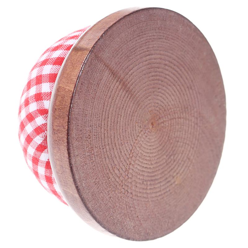 1Pc w kształcie kuli Craft igła poduszka z drewnianym dnem domu narzędzia do szycia