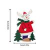 Christmas Wooden Santa Claus Car Pendant Decoration