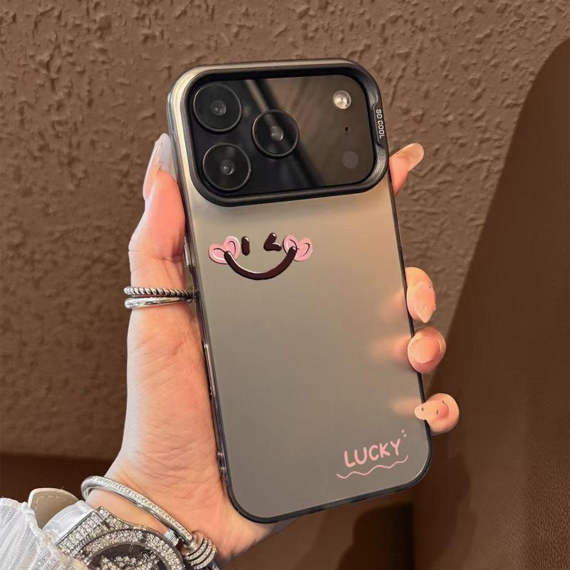 Lucky Smile Face Case for iPhone 13-17 Pro Max - Energetic European & American Style