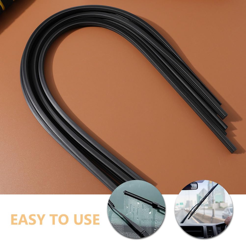 ULTECHNOVO Wiper Rubber, Length 19.7 inches (500 mm), Rubber Width 0.2 inches (6 mm),