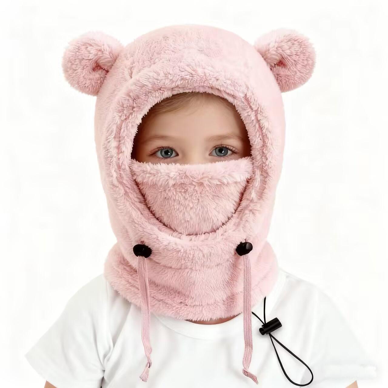 Trendy Winter Neck Gaiter Hat: Thick, Windproof Ear Protection for Skiing & Cycling