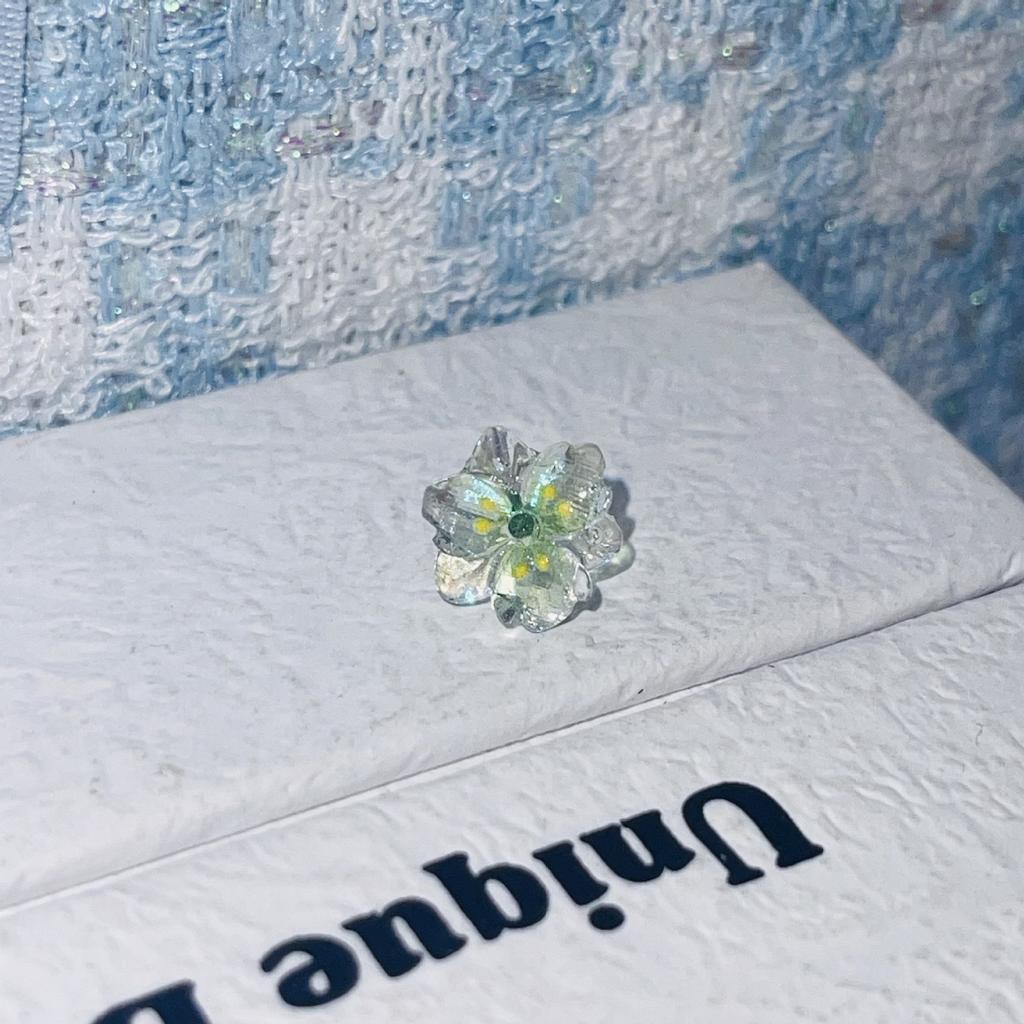1 vnt. spalvingi šviežių gėlių auskarai-studai moterims Boho penkių žiedlapių gėlės auskaras Asmeniški papuošalų aksesuarai Dovana