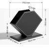Creative Diamond Shape Leather Restaurant Square Tissue Box Napkin Paper Box Square Towel Hotel Hotel