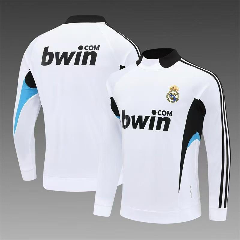 Vintage Football Training Jersey AC Milan Man U Brazil Long Short Sleeve Soccer T-Shirt
