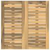 Garden Bar Table White 60 X 60.5 X 105 Cm Solid Acacia Wood