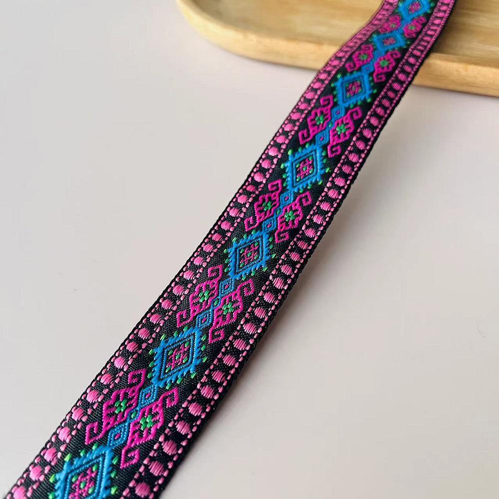 

Этническая кружевная жаккардовая тесьма для аксессуаров для дома, ширина 3 см, SH-9813