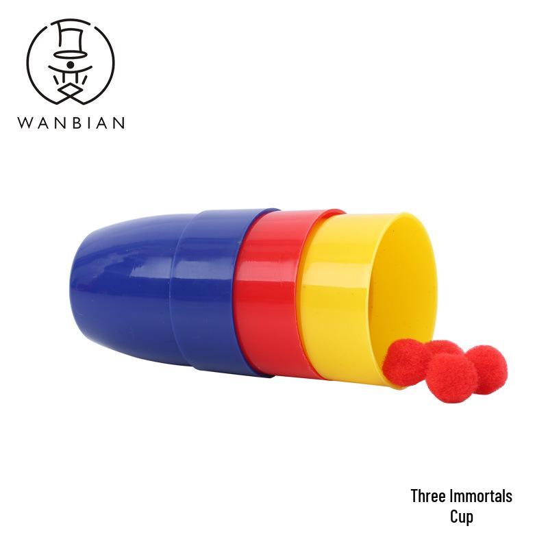 Magic Props - Three Immortals Cups Set: Extra Large, Large, Medium, Small.