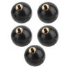 5Pcs Black Round Ball Engineering Plastic Lever Knob M10*35 Machine Tool Replacement