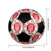 St. Pallone da Calcio a 5 Pauli FC Colorato Cucito a Macchina PVC Misura 5 Pronto per Allenamento di Squadra e Competizione Durevole Rimbalzo Elevato Fantastico Regalo Sportivo