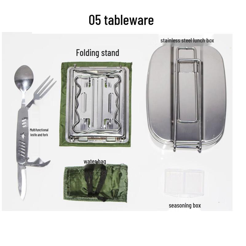 304 Stainless Steel Camping Lunch Box