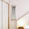 Eye Chart Multipurpose Waterproof Standardized Clear Printing Accurate Reading Eye Vision Exam Thicken Adults Kids Wall Visual Acuity Chart Canvas