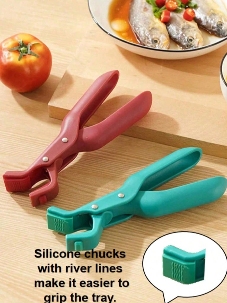 One Heat-resistant Bowl Clip, Used To Prevent Scalding, Multi-purpose Heat-resistant Bowl Rack Clip, Kitchen Pliers.