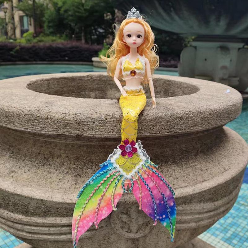 45cm Avtakbar Utklednings Stor Hale Havfrue Dukke Jentedukke Gave Leketøy for Barn