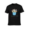 Blaubeer-Papageientaucher T-Shirt Atmungsaktives Workout Kurzarmtop