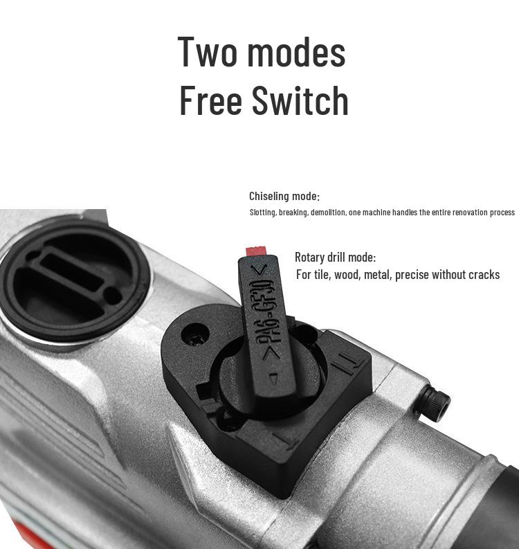 Multifunctional 3-in-1 Electric Drill: Lightweight Hammer & Impact Dual-Use