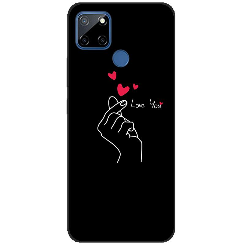 Realme için 7i RMX2193 Kılıf 6.5 ''Silikon Yumuşak TPU Kılıf OPPO Realme için C12 telefon kılıfı arka kapak Realme7i RMX2103 Fundas