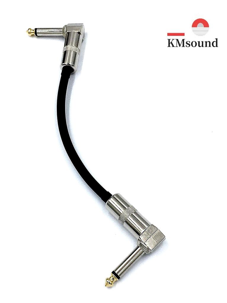 KM sound MOGAMI 2524 15cm patch cable with L-L plugs, set of 3, made in Japan