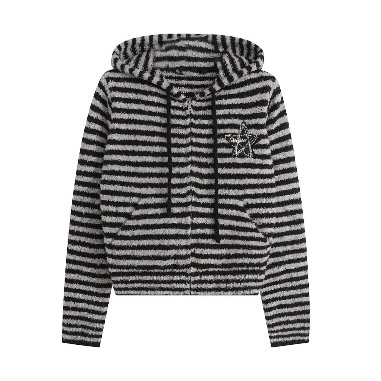 

Милый Мягкий Кардиган Женский Новый Маленький Размер Слим Топ Уличный Стиль Длинный Рукав S чёрный