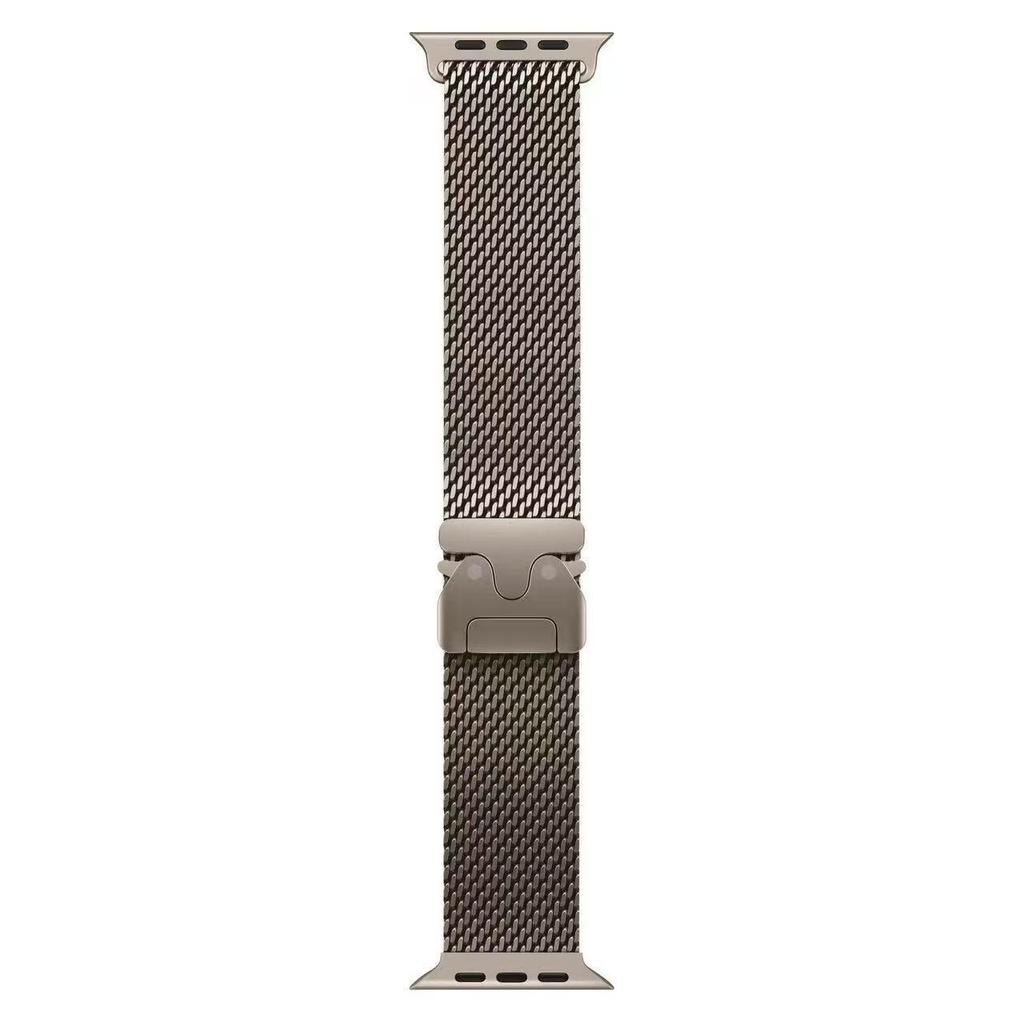 Milanese Loop with Deployment Clasp for Apple Watch S10 Series