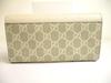 Authentic GUCCI Marmont G Off White Leather Continental Wallet Flap Long Wallet #a709  Open Box