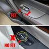 For Nissan Qashqai J11 2016 -  ABS Carbon Fiber Door Window Armrest Cover Switch Button Panel Frame Trim Car Accessories