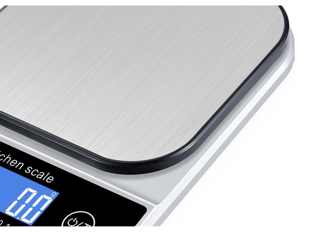 Precision Kitchen Electronic Scale, Stainless Steel, 5kg/10kg Capacity, Waterproof & Dustproof