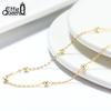 Effie Queen 925 Sterling Silver 2mm 3mm Beaded Link Chain Necklaces Ball Beads Chain Choker Necklaces DIY Jewelry Collar SC43
