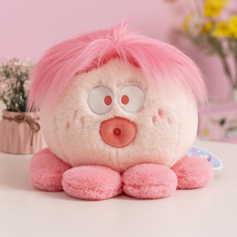 Playful And Cozy Octopus Plush Toy In Vibrant Colors Perfect For Comfort And Decoration