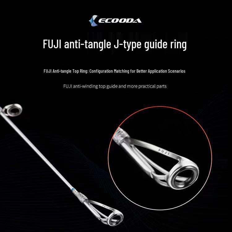 Ecooda Ultra-Light White Croaker Inshore Fishing Rod - High Sensitivity for Squid & Mackerel